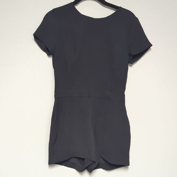 Banana Republic Black Jumpsuit with Fitted Bodice - Picture 1 of 5